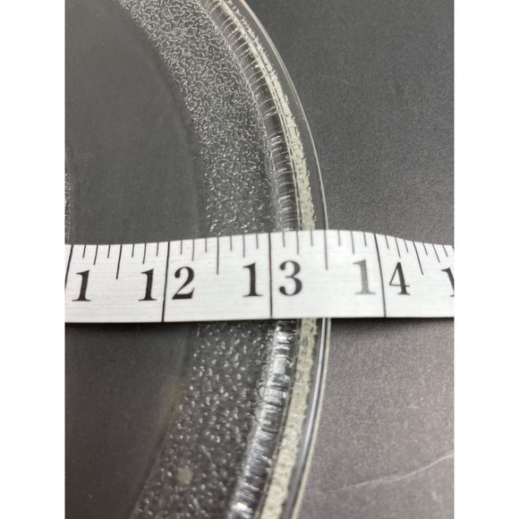 Microwave Glass Turntable Dish 13.5 inches Round with Plastic Turner C198 - Picture 10 of 12